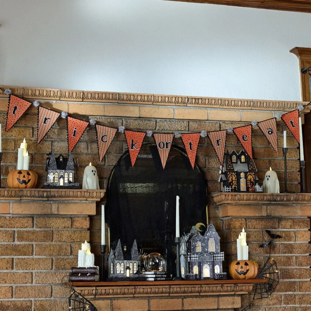 Pottery Barn Trick-or-Treat Pennant Garland